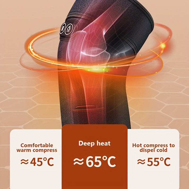 KneeRelief™ 2-in-1 Heating & Vibration Massager - Portable Pain Relief Anytime, Anywhere!