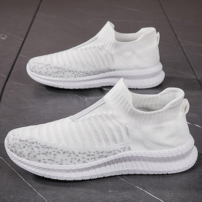 StrideEase™ Striped Mesh Sneakers – Lightweight, Breathable Comfort for Every Step!