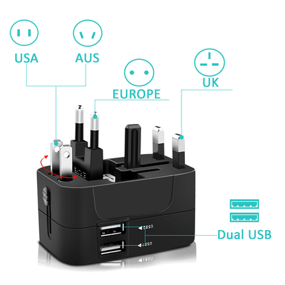 GlobeCharger™ Universal Travel Plug Adapter: Power Up Anywhere, Anytime!