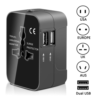 GlobeCharger™ Universal Travel Plug Adapter: Power Up Anywhere, Anytime!