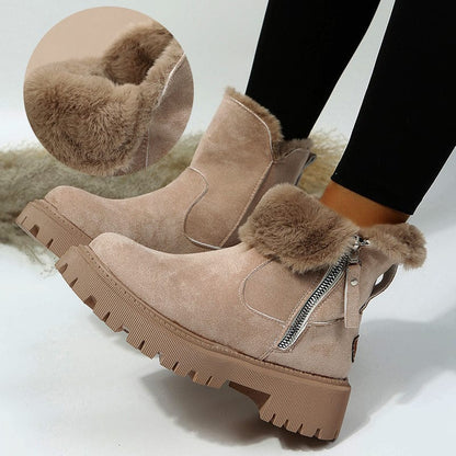 PlushLift™ Platform Boots – Plush Lined, Winter-Ready Style