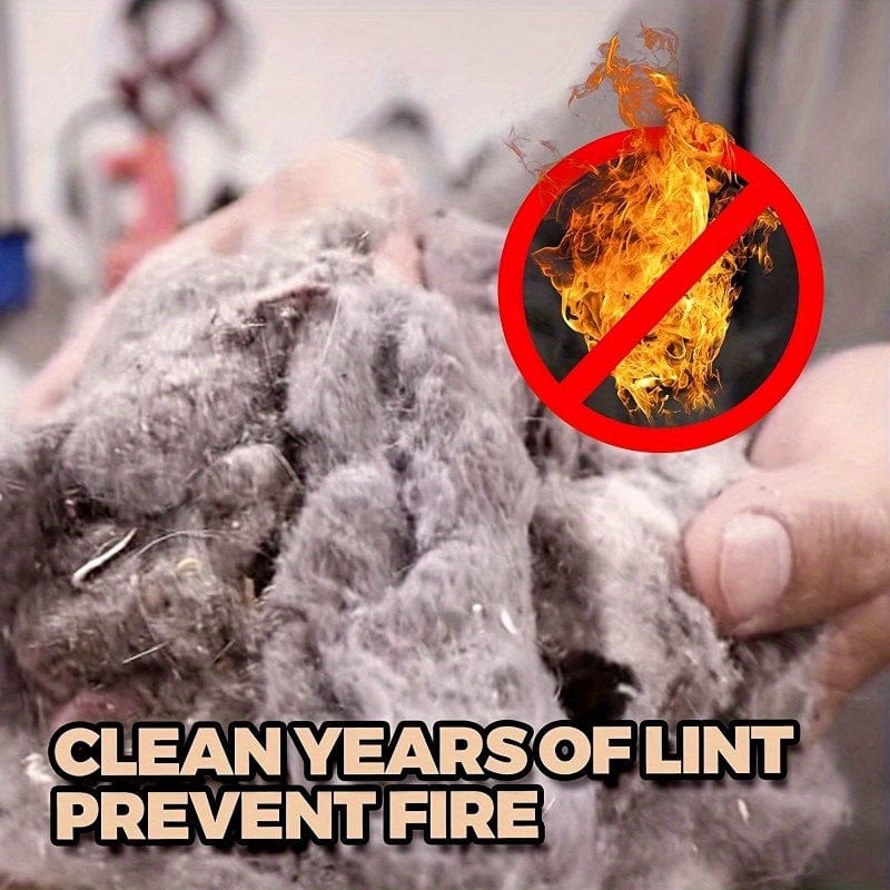 EffortlessClean™ Complete Dryer Vent Cleaning Kit: Your Home’s Ultimate Lint-Busting Solution!