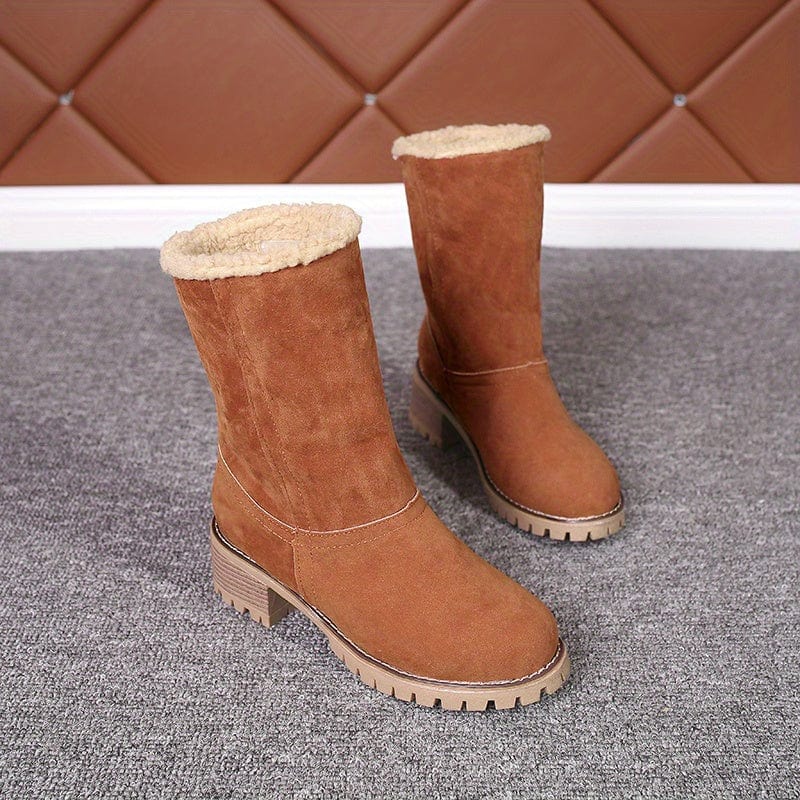 PlushStride™ Winter Boots – Classic Comfort & Warmth for Every Step!