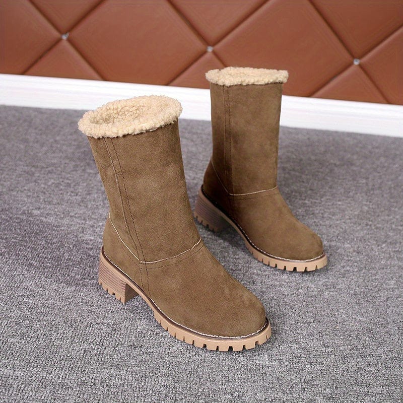 PlushStride™ Winter Boots – Classic Comfort & Warmth for Every Step!