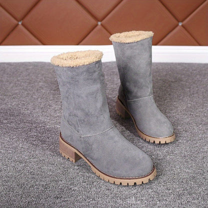 PlushStride™ Winter Boots – Classic Comfort & Warmth for Every Step!