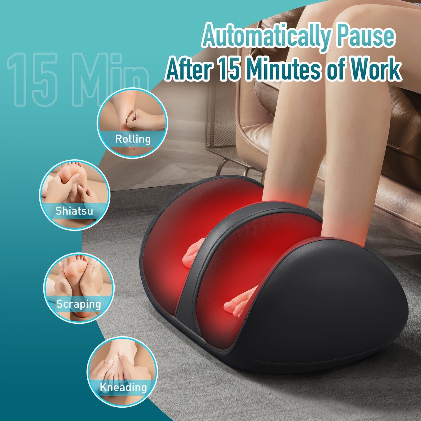 ShiatsuRelief™ 3D Foot Massager – Ultimate Circulation & Relaxation at Your Feet!