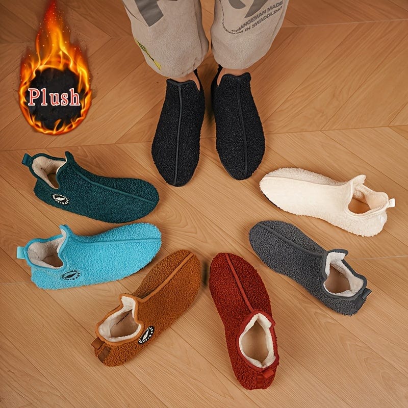 PlushStep™ Men's Ankle Shoes – Lightweight Comfort & Cozy Warmth for Every Season!