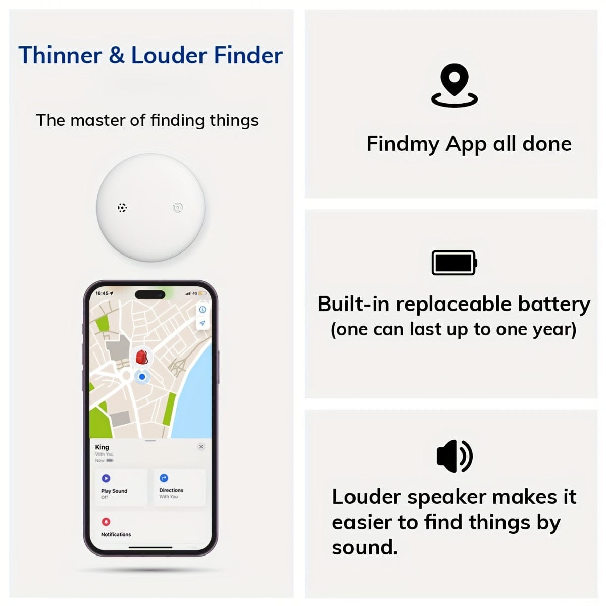 AirLocate™ 2pcs Air Tracker with Find My Compatibility – Never Lose Your Essentials Again!™