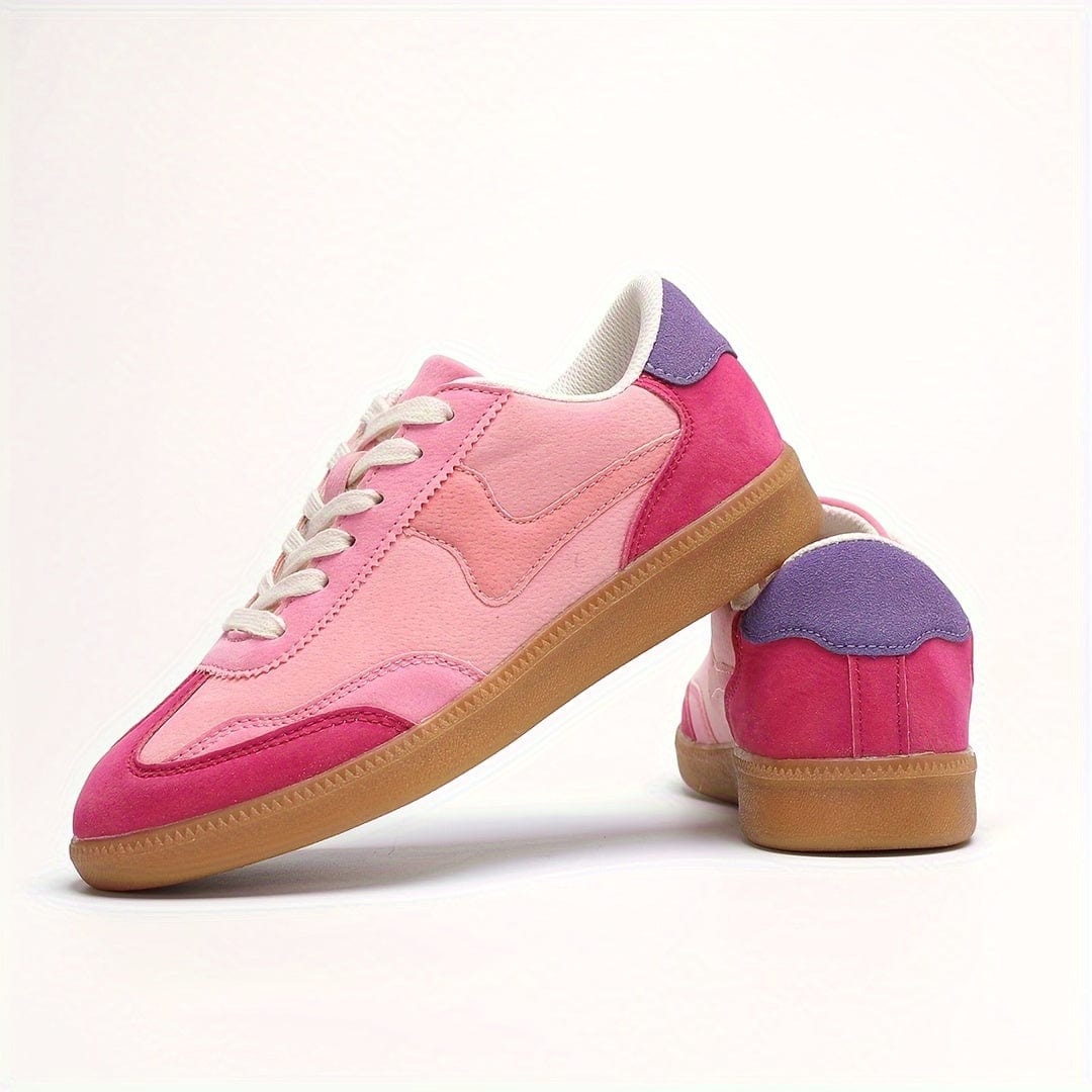 StyleStride™ Women's Colorblock Sneakers – The Perfect Blend of Comfort, Fashion, and Everyday Fun!