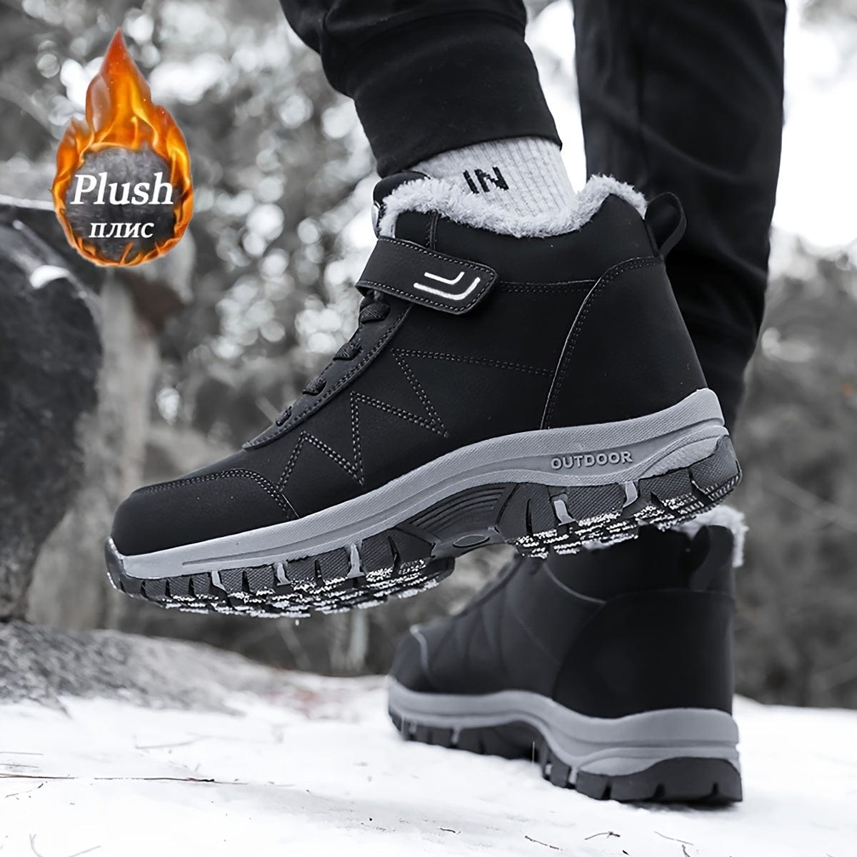 PlushGrip™ Winter Walking Shoes for Men and Women – Ultimate Warmth, Comfort & Traction for Every Outdoor Adventure!