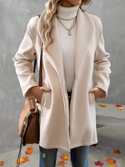 ChicCoat™ Women’s One-Button Overcoat - The Ultimate Everyday Style Essential!