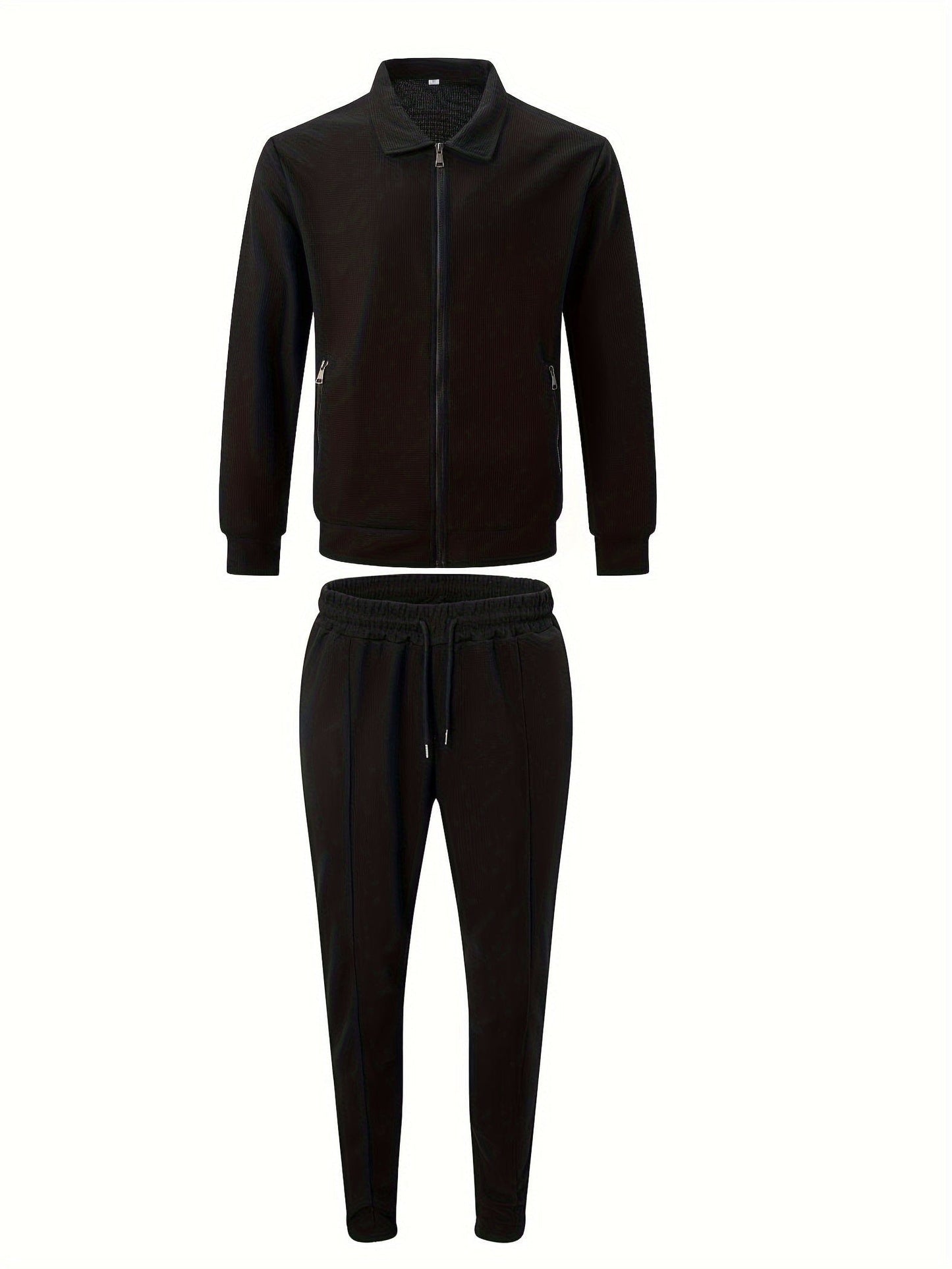 ClassicFit™ 2-Piece Men's Athletic Tracksuit Set - Ultimate Comfort & Performance for Gym, Running, & Casual Wear!