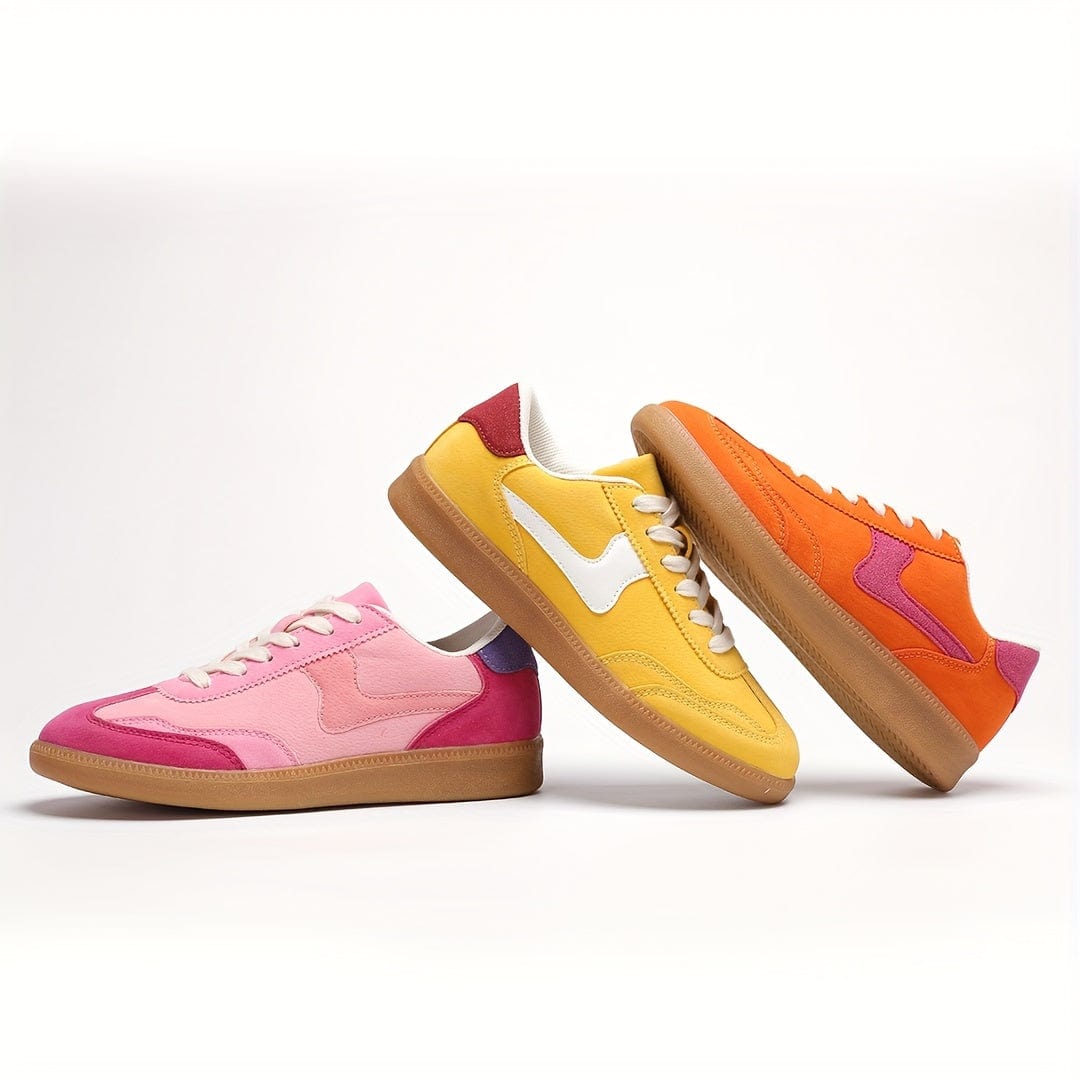 StyleStride™ Women's Colorblock Sneakers – The Perfect Blend of Comfort, Fashion, and Everyday Fun!