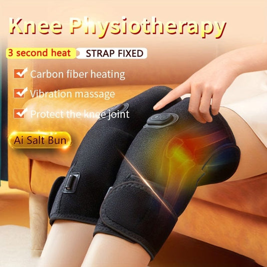 KneeRelief™ 2-in-1 Heating & Vibration Massager - Portable Pain Relief Anytime, Anywhere!