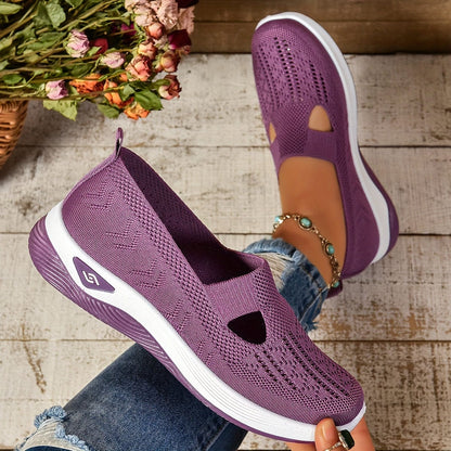 Step into Comfort: Women's Cut-out Sneakers™