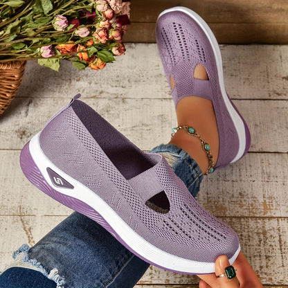 Step into Comfort: Women's Cut-out Sneakers™