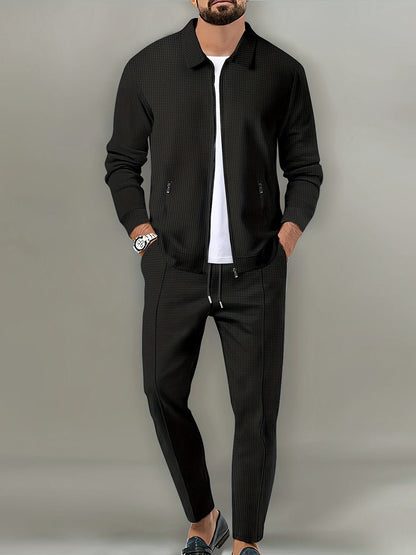 ClassicFit™ 2-Piece Men's Athletic Tracksuit Set - Ultimate Comfort & Performance for Gym, Running, & Casual Wear!