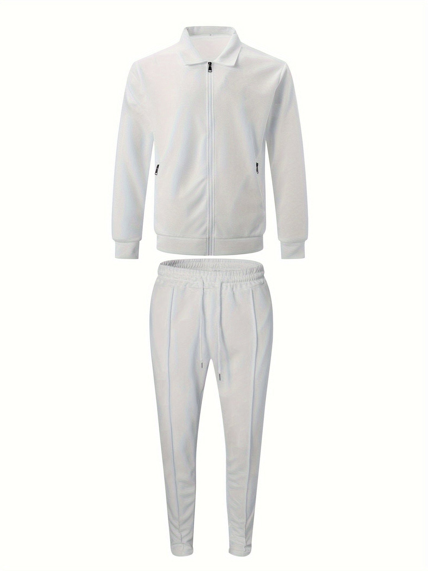 ClassicFit™ 2-Piece Men's Athletic Tracksuit Set - Ultimate Comfort & Performance for Gym, Running, & Casual Wear!