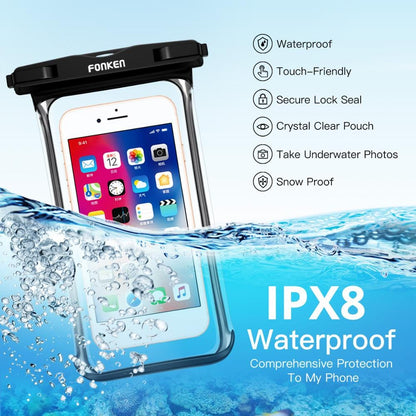 Introducing the Ultimate Waterproof Phone Case: Full View Protection for Your Device!