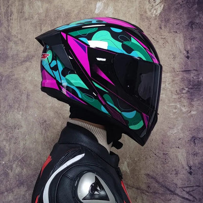 The Vanguard Voyager™ - Full Face Racing Helmet: Your Odyssey of Safety and Style
