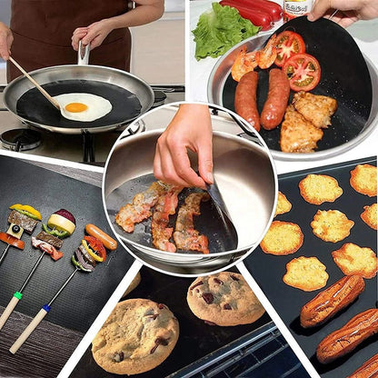 Primal Ultimate Non-Stick BBQ Grill Mat & Oil Brush Set – 24"x16" (60x40cm) – Ideal for Healthier Grilling