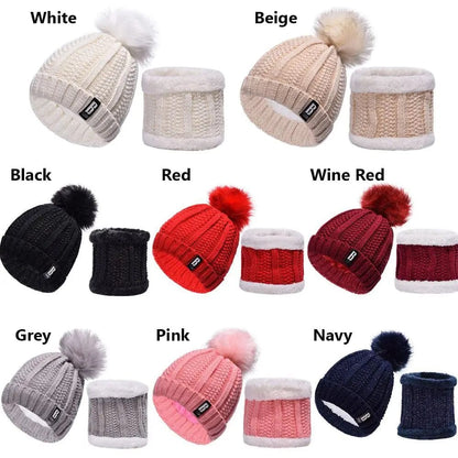 ChillBuster™ Set – Winter Beanie & Scarf Duo for Unmatched Warmth!