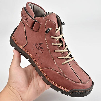 AutumnCraft™ Handmade Leather Ankle Boots