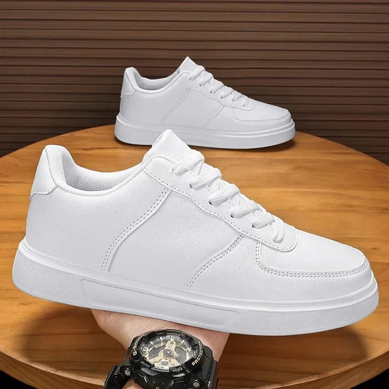 SkateFlex™ Classic Leather Sneakers - Unisex Comfort & Style