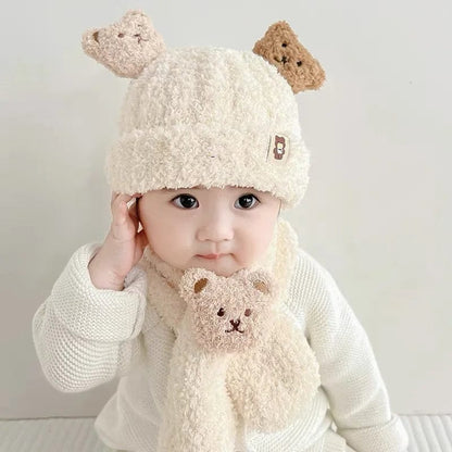 SnuggleTots™ Set – Adorable Plush Warmth for Little Heads & Necks!