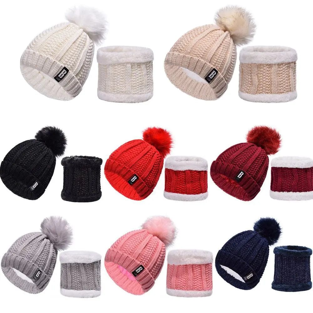 ChillBuster™ Set – Winter Beanie & Scarf Duo for Unmatched Warmth!