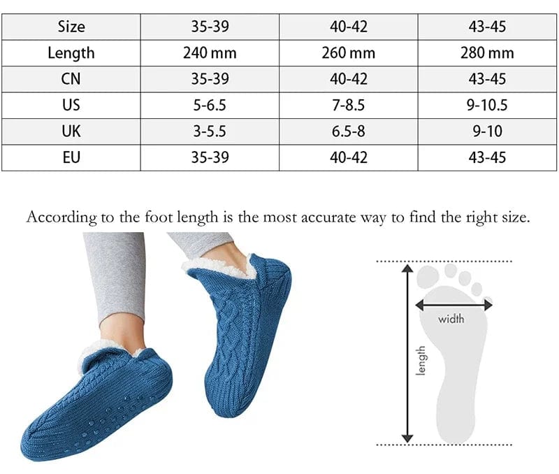 WarmGrip™ Slipper Socks – Your Winter Shield with Non-Slip Confidence