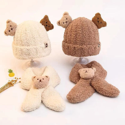 SnuggleTots™ Set – Adorable Plush Warmth for Little Heads & Necks!