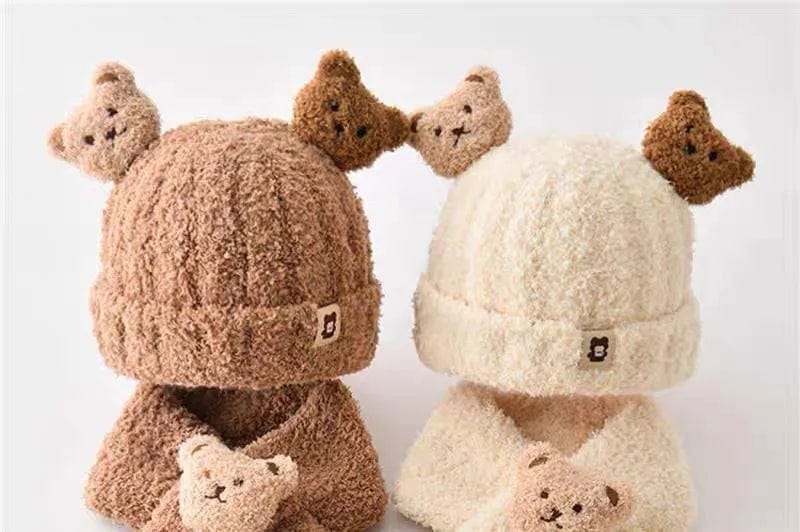 SnuggleTots™ Set – Adorable Plush Warmth for Little Heads & Necks!