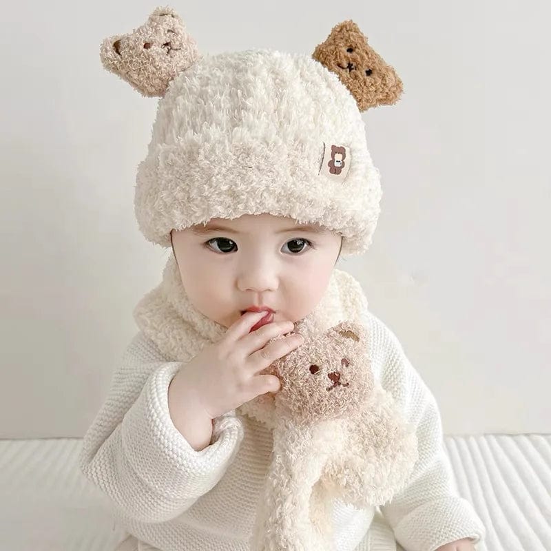 SnuggleTots™ Set – Adorable Plush Warmth for Little Heads & Necks!