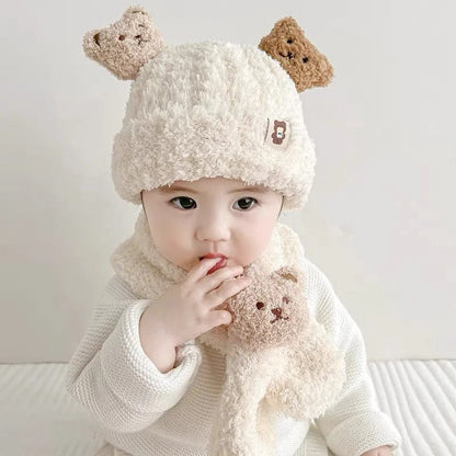 SnuggleTots™ Set – Adorable Plush Warmth for Little Heads & Necks!