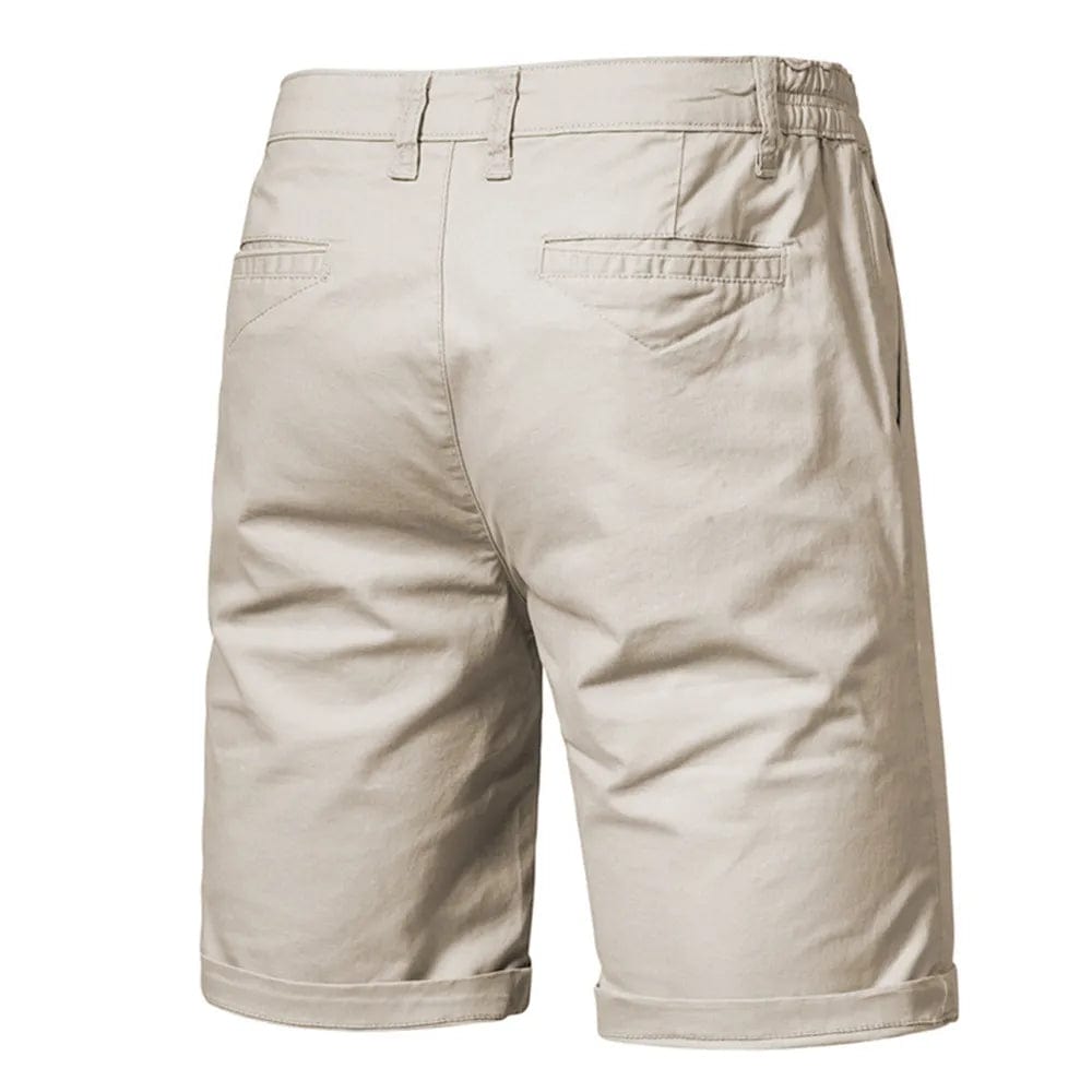 100% Cotton Elastic Waist Beach Shorts
