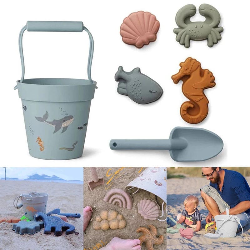 Kids Sand Mold Tools Set™: Eco-Friendly Silicone Beach Toys for Endless Summer Fun