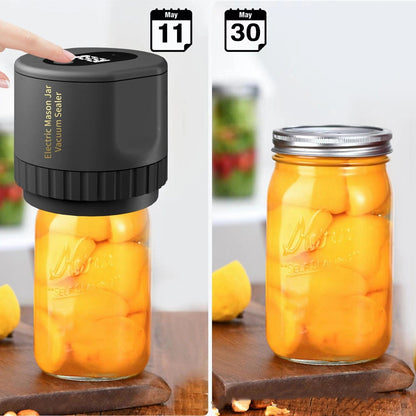 VacSeal Pro™ – Cordless Electric Mason Jar Vacuum Sealer Kit for Unbeatable Freshness