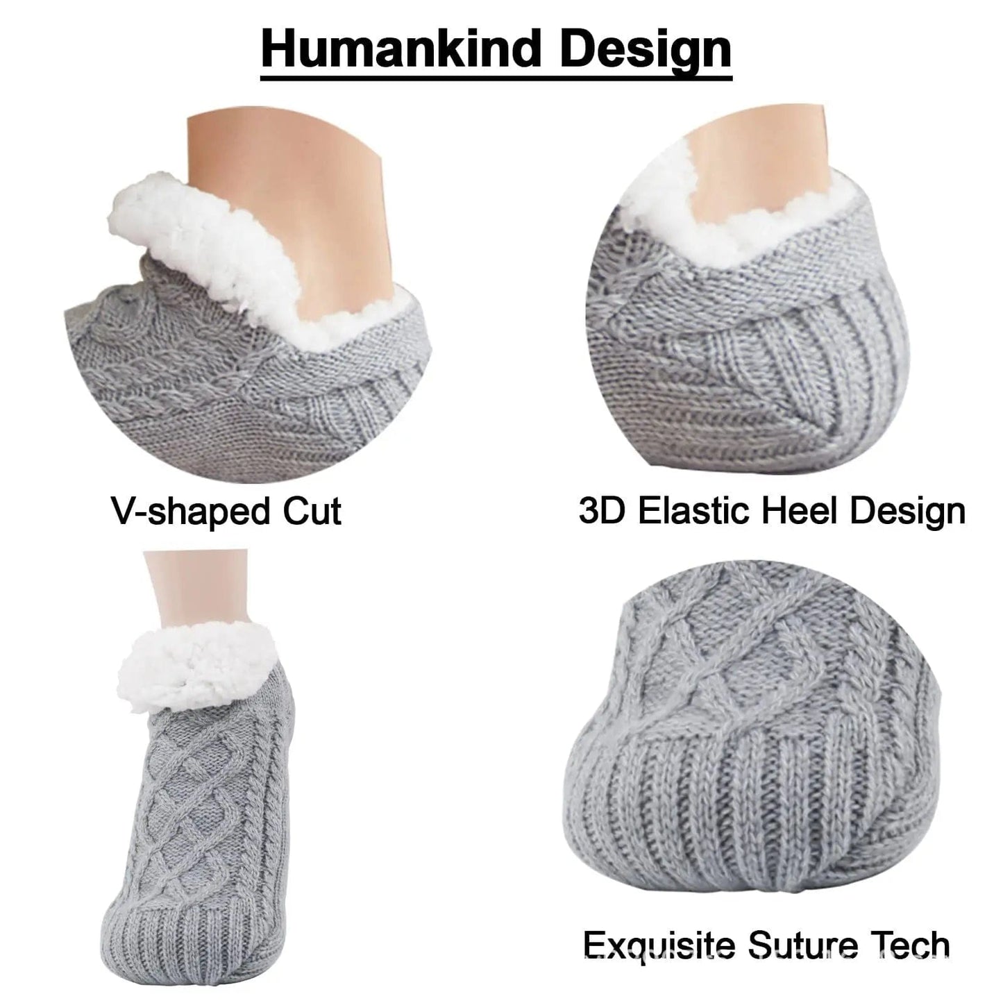 WarmGrip™ Slipper Socks – Your Winter Shield with Non-Slip Confidence