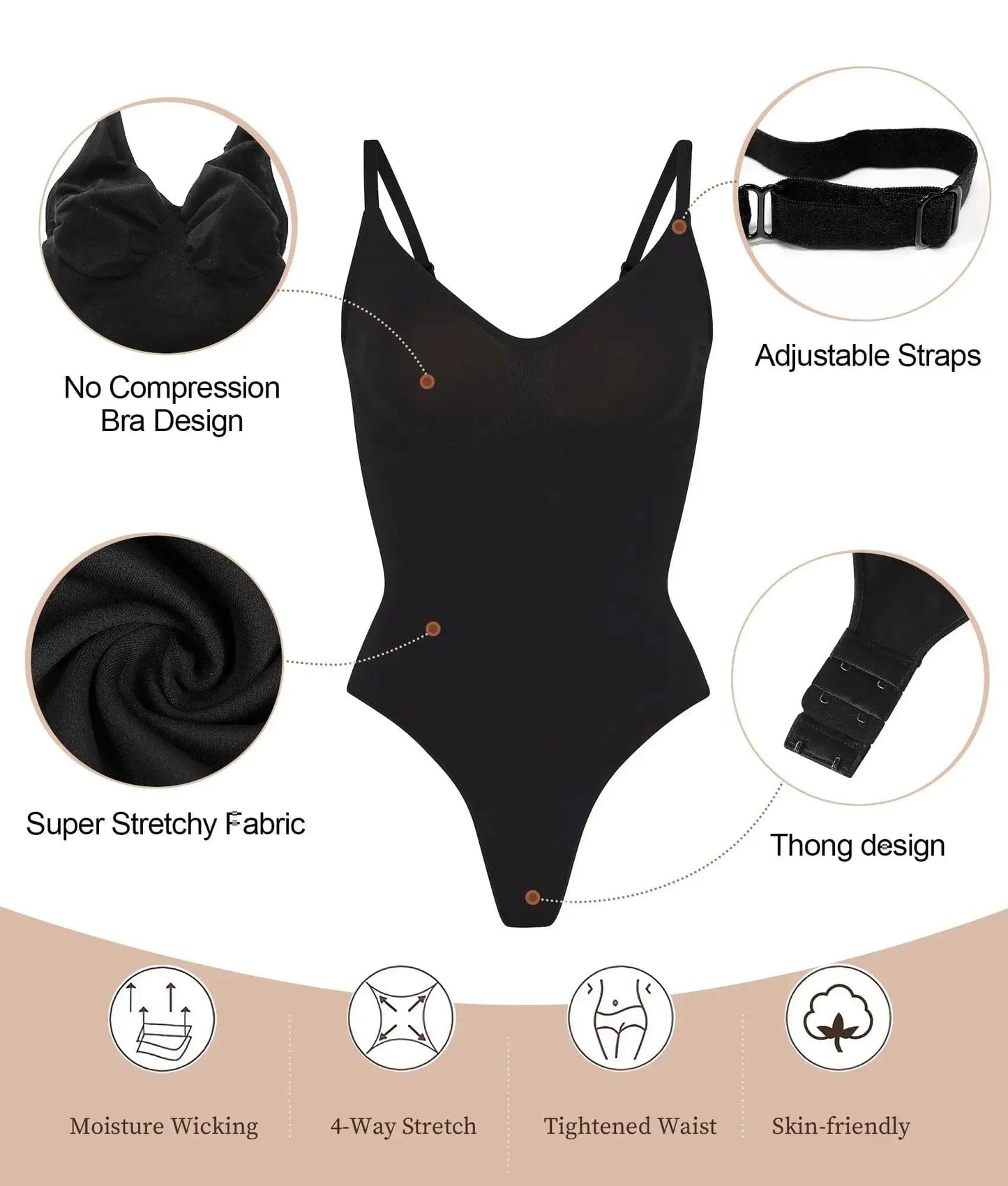 SculptX™ High Elastic Bodysuit for Women – Ultimate Tummy Control & Seamless Sculpting Shapewear for a Slimmer You!