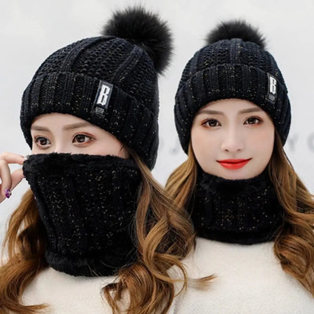 ChillBuster™ Set – Winter Beanie & Scarf Duo for Unmatched Warmth!