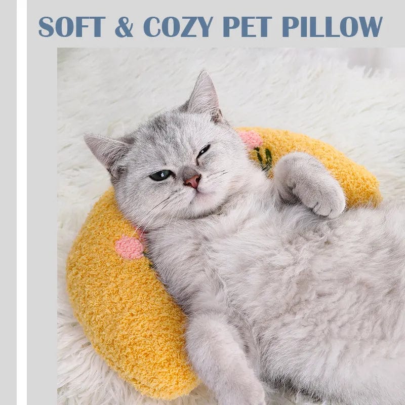 PetEase™ Deep Sleep Cat Pillow: The Ultimate Neck Protector for Cats and Dogs