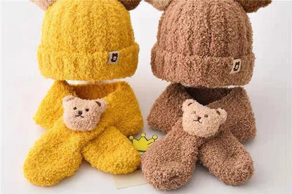 SnuggleTots™ Set – Adorable Plush Warmth for Little Heads & Necks!