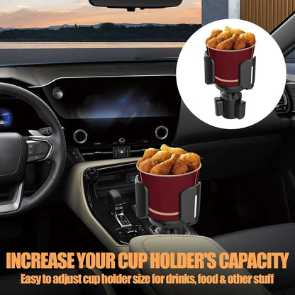 CupFit™ Adjustable Car Cup Holder – Secure Fit for Every Drink, Every Drive!