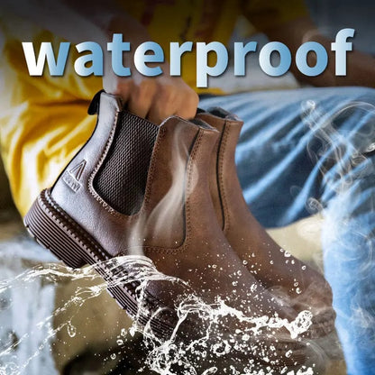 IronGuard™ Waterproof Steel Toe Work Boots