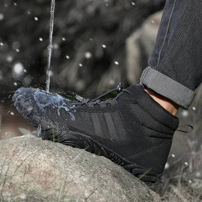 PolarStride™️ Boots – "Stay warm, stay steady. Anti-slip, waterproof boots designed for ultimate comfort."