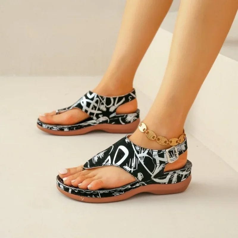 FloraComfort™ Women's Orthopedic Wedge Sandals