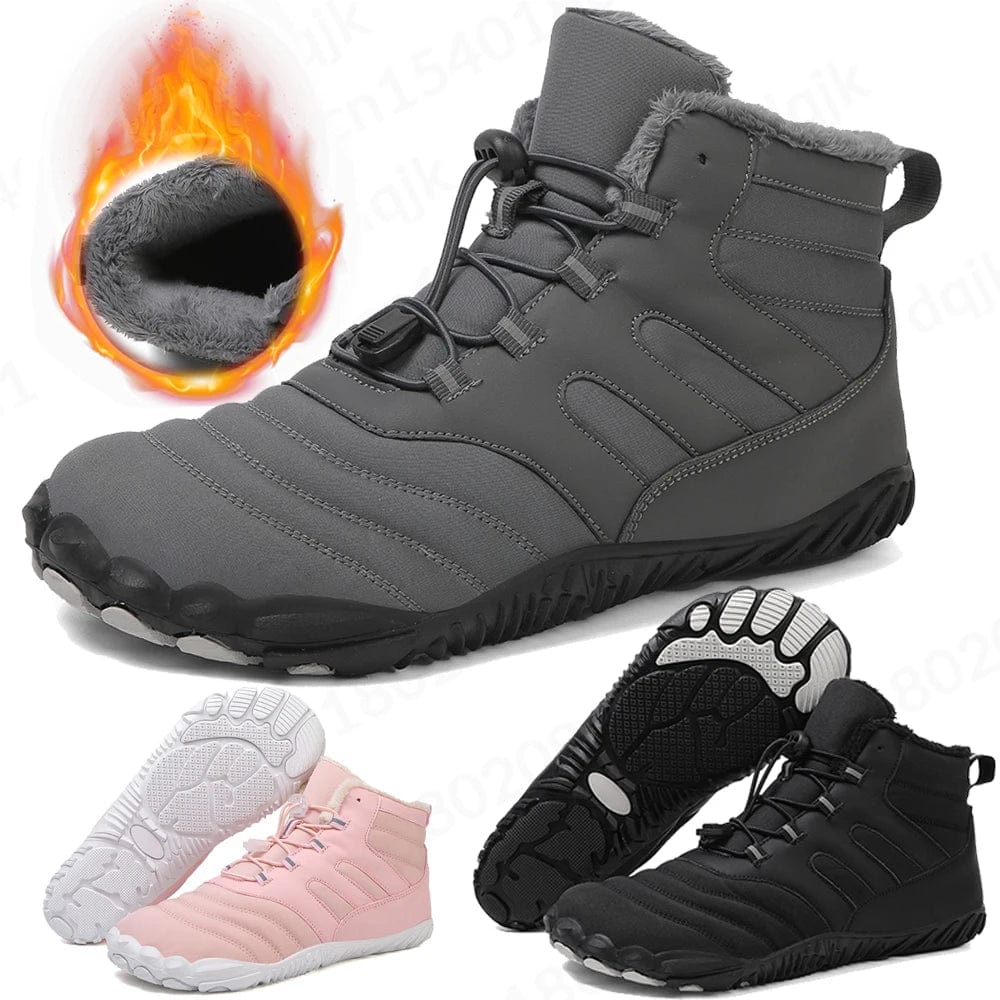 TrailBlaze™ Waterproof Winter Sneakers – Barefoot Comfort, Non-Slip & Breathable for Men & Women