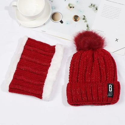 ChillBuster™ Set – Winter Beanie & Scarf Duo for Unmatched Warmth!