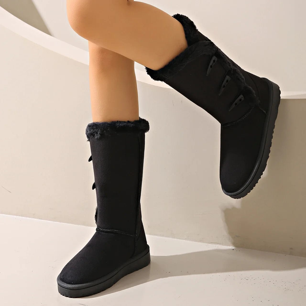 PlushStep™ Winter Boots – Comfort, Style, and Non-Slip Confidence All Season Long!